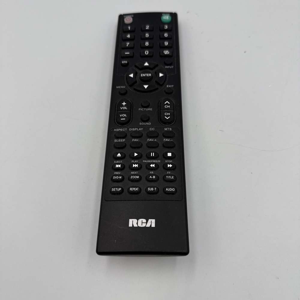 RCA RCR192 Remote Control for TV DVD Combo Player – Tested Works